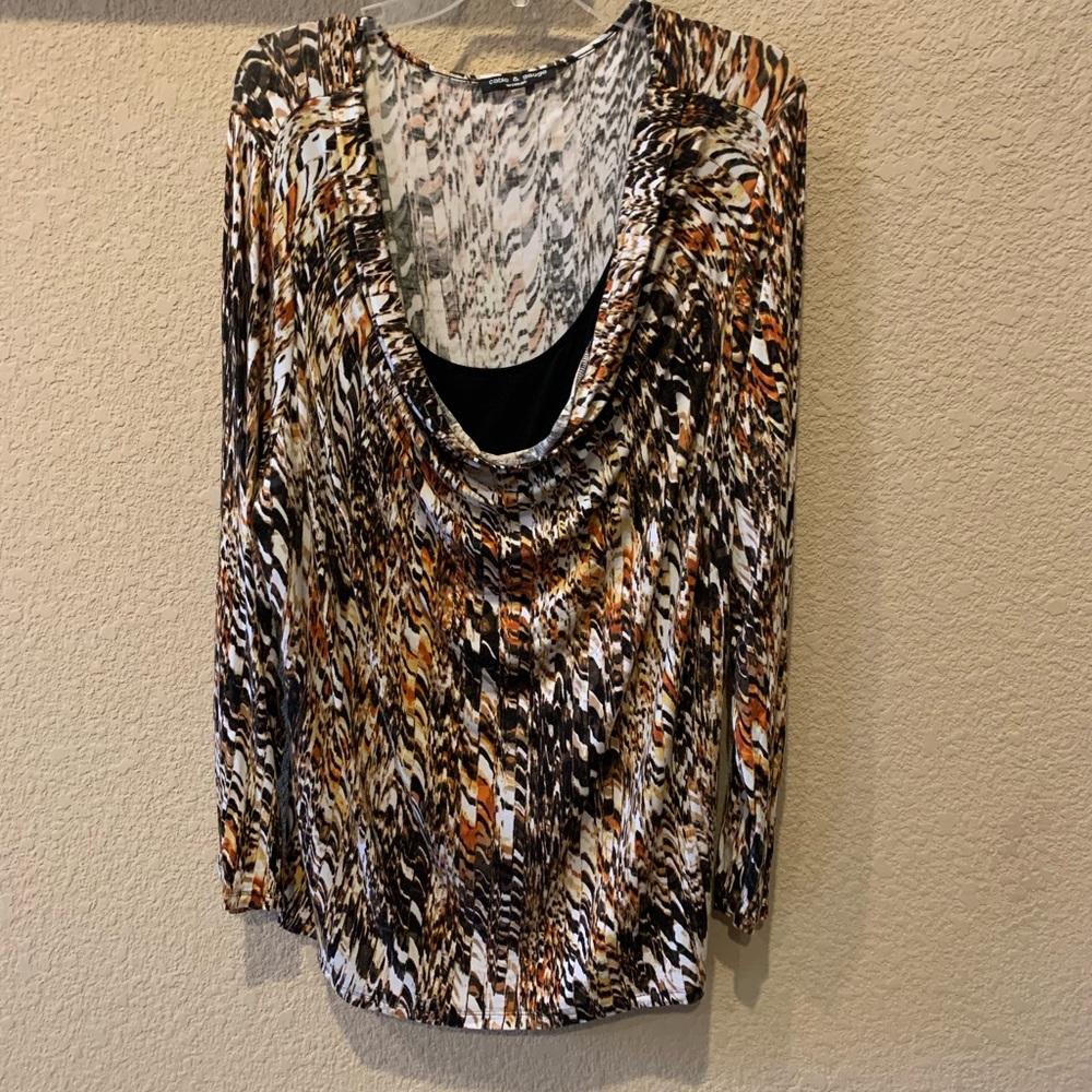 Cable & Gauge woman blouse. Size 2x.